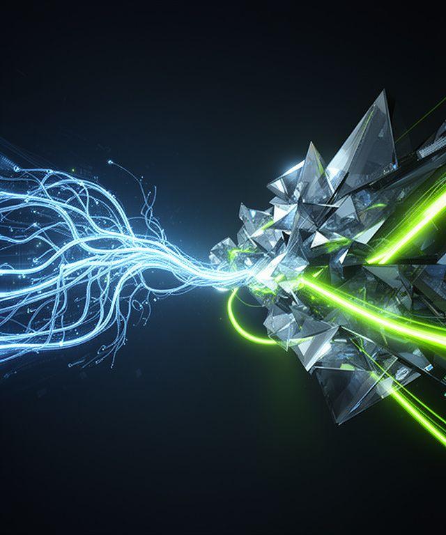 Conceptual AI and Automation Visual